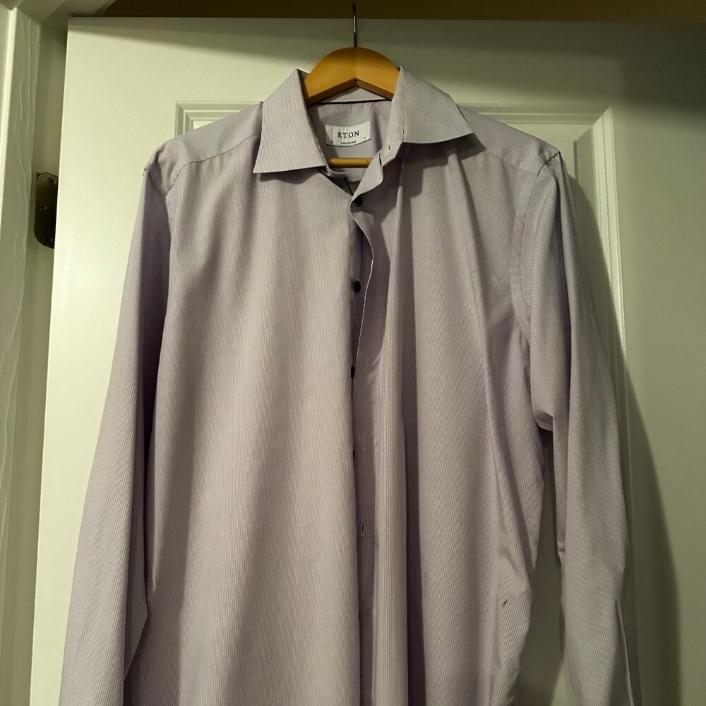 Men's purple Eton Dress shirt